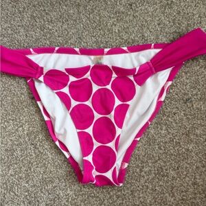 Victorias Secret Rare Hot Pink Polka Dot Bikini Bottom